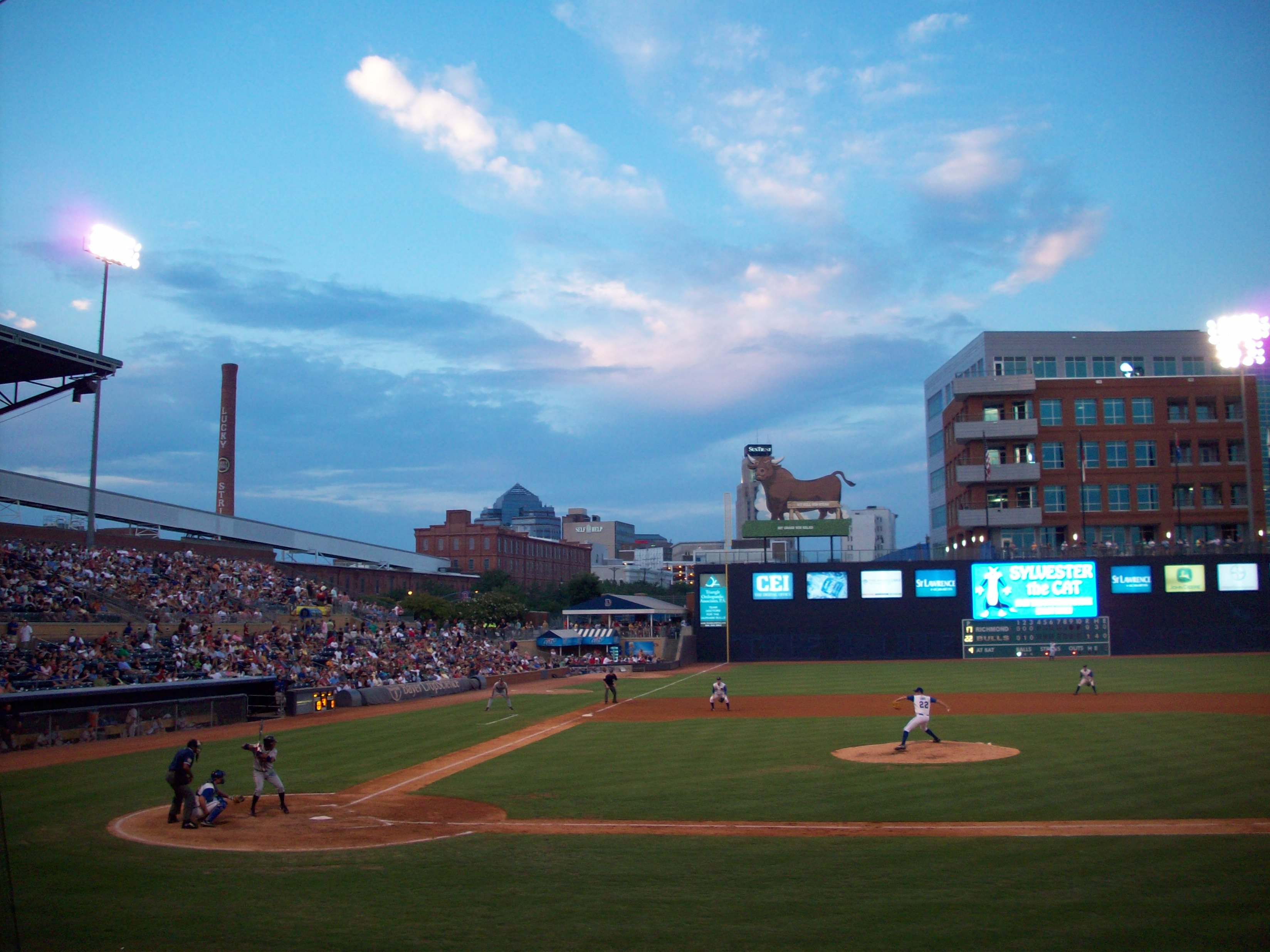 Durham, NC (Durham Bulls Athletic Park and Fullsteam Brewing Company