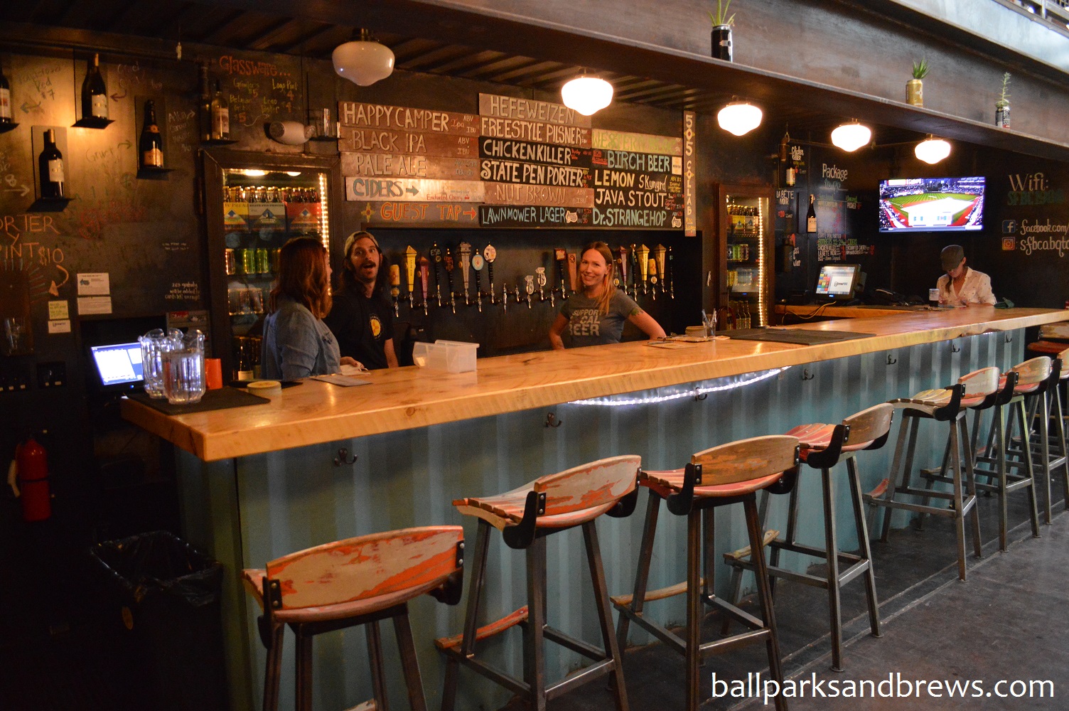 Santa Fe Nm Fort Marcy Ballpark Brewing Ballparks So We Were Able To Move Indoors And Grab A Bar Stool Up Against Some Of The Big Picture Windows Other Tables Upstairs Darts